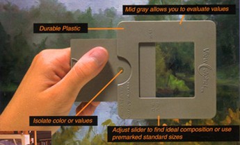 plastic artist view finder